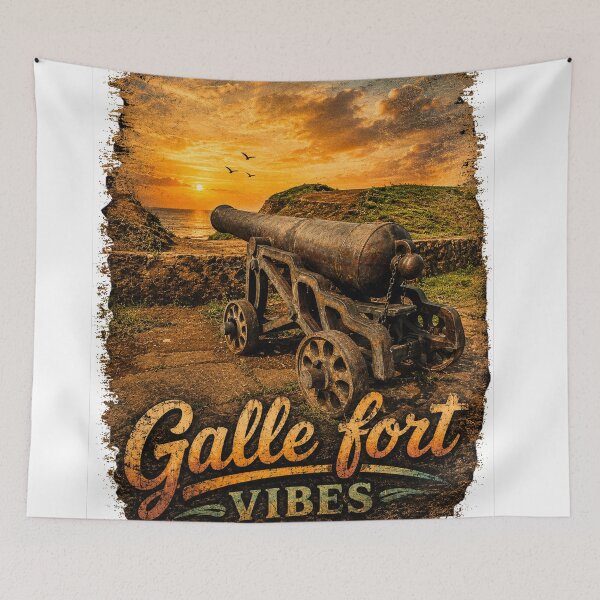 Item preview, Galle Fort VIBES – Vintage Cannon Edition designed and sold by GooniSL.