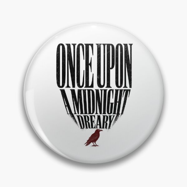 Item preview, Once Upon A Midnight Dreary Gothic Raven Quote Design designed and sold by Fenay Designs.