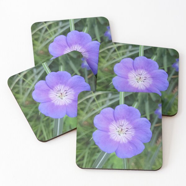Item preview, Purple Geranium Flower Closeup designed and sold by PhuongVoArt.