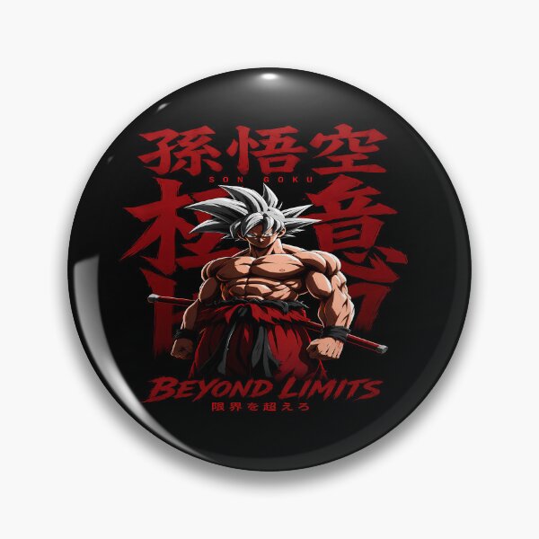 Item preview, Ultra Instinct- Son Goku Beyond Limits - Silver Hair Goku- Japanese Kanji Aesthetic Design designed and sold by Trinidesigns123.