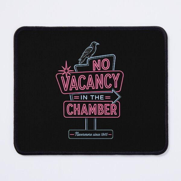 Item preview, No Vacancy In The Chamber Neon Sign Raven Parody Art designed and sold by Fenay Designs.