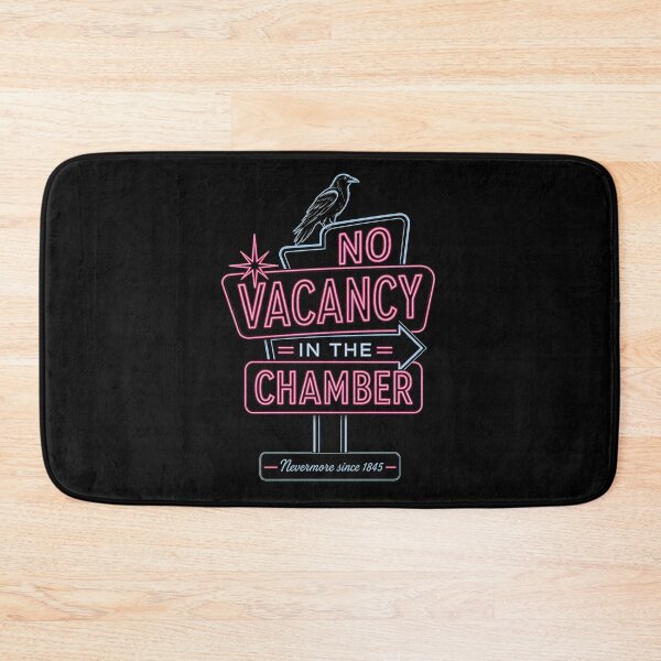 Item preview, No Vacancy In The Chamber Neon Sign Raven Parody Art designed and sold by Fenay Designs.
