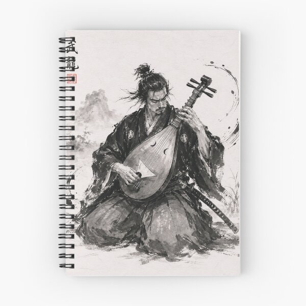 Item preview, Japanese Samurai Ink Art by Buryu designed and sold by BuryuJapanArt.
