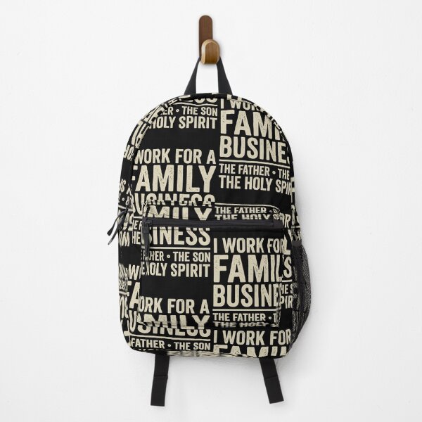Item preview, I Work For A Family Business Father Son Holy Spirit Christian Faith designed and sold by Mind-Drift.