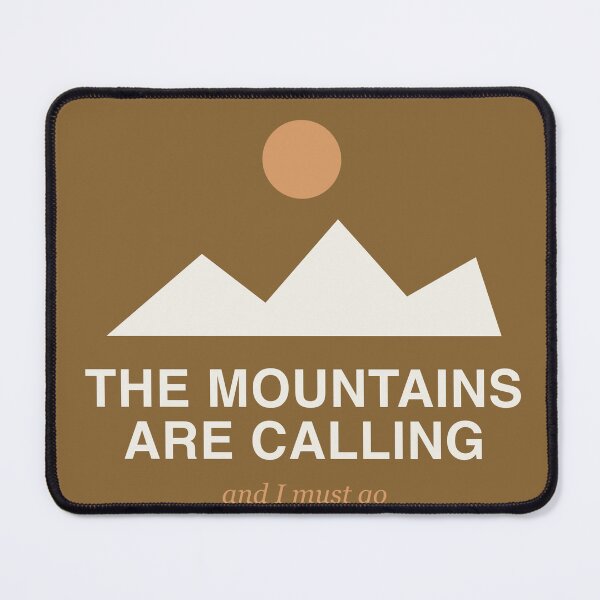 Item preview, The Mountains Are Calling — mountain hiking design designed and sold by Vestra Design.