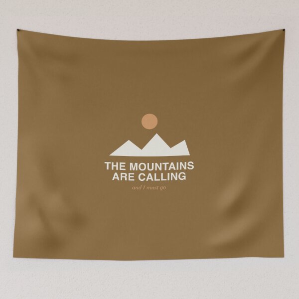 Item preview, The Mountains Are Calling — mountain hiking design designed and sold by Vestra Design.