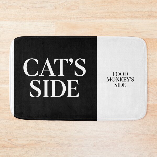 Item preview, ⭐CAT'S SIDE COLLECTION⭐ - CAT'S SIDE - FOOD MONKEY'S SIDE designed and sold by WheelieGdArt.