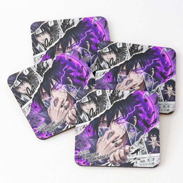 Item preview, Sasuke | Purple Eye Shadow Warrior | Mystic Dojutsu Anime Style Collage designed and sold by Dyan4.