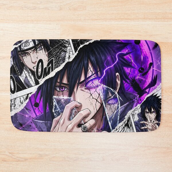 Item preview, Sasuke | Purple Eye Shadow Warrior | Mystic Dojutsu Anime Style Collage designed and sold by Dyan4.