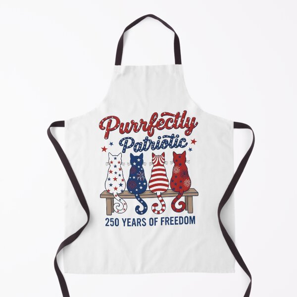 Item preview, Purrfectly Patriotic Cats 250 Years Of Freedom America 250 designed and sold by Mind-Drift.