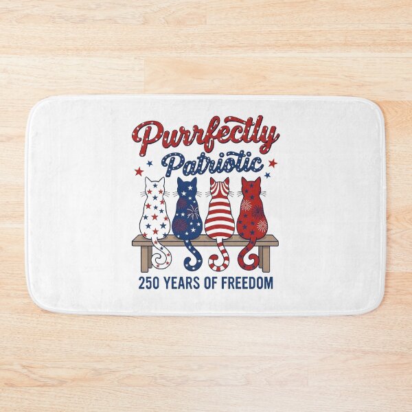 Item preview, Purrfectly Patriotic Cats 250 Years Of Freedom America 250 designed and sold by Mind-Drift.