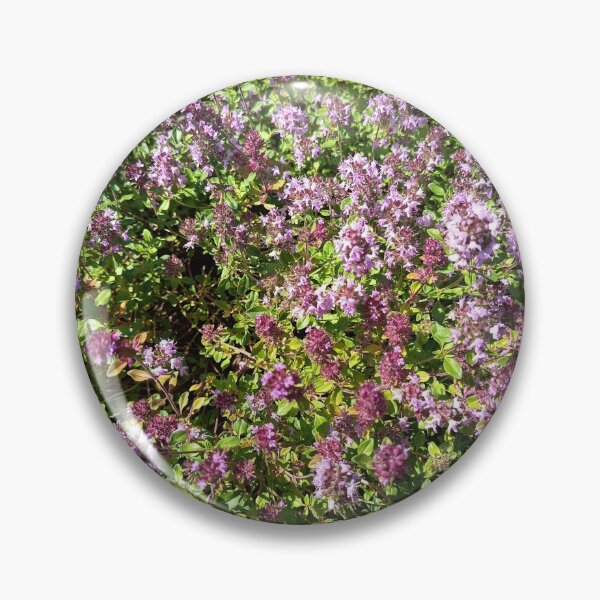 Item preview, Purple Thyme Flower Carpet designed and sold by PhuongVoArt.