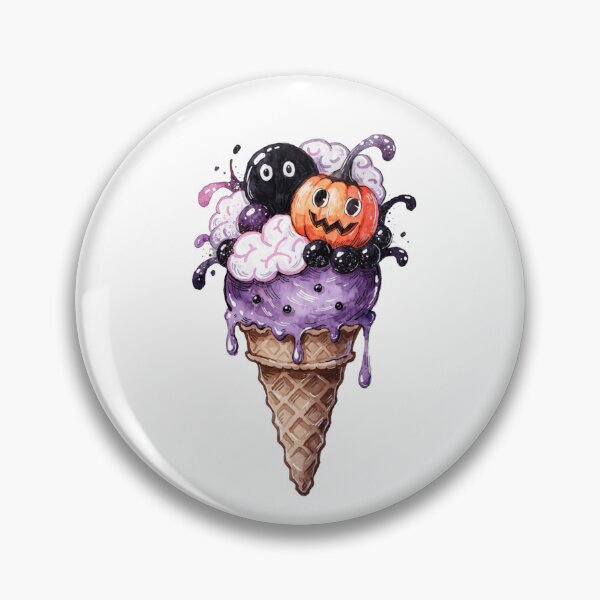 Item preview, Spooky Halloween Ice Cream  designed and sold by HegArt23.