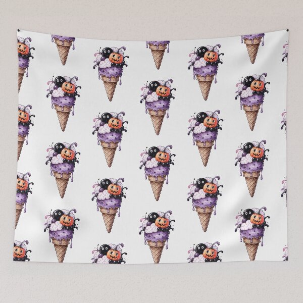 Item preview, Spooky Halloween Ice Cream  designed and sold by HegArt23.