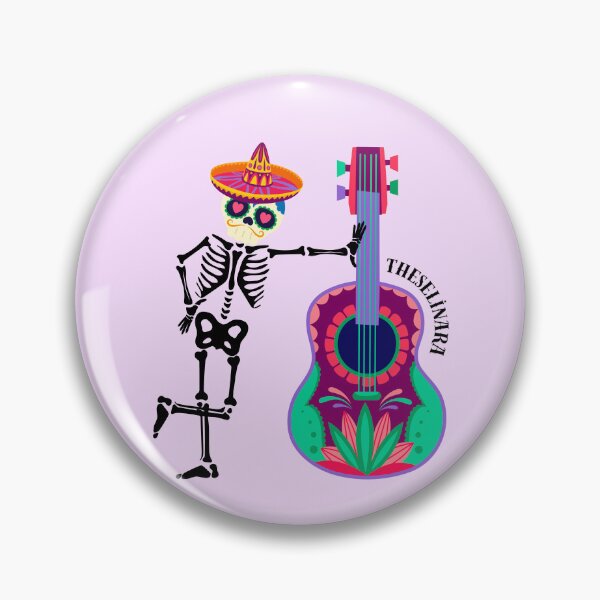 Item preview, Fiesta Skeleton with Guitar: Vibrant Day of the Dead Art designed and sold by Theselinara.
