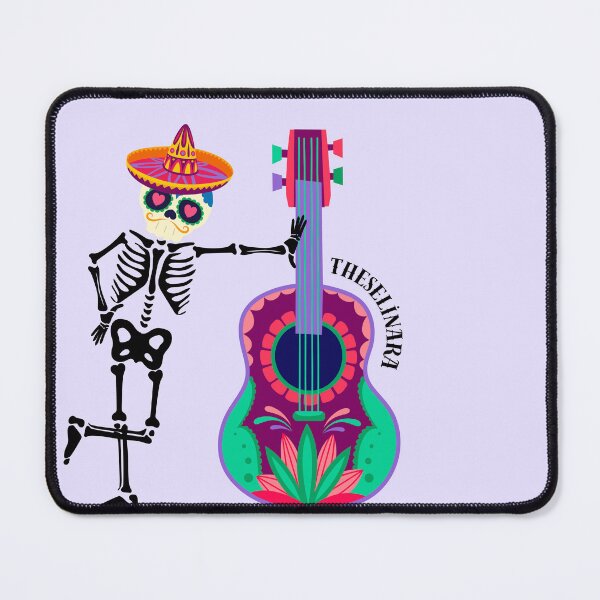 Item preview, Fiesta Skeleton with Guitar: Vibrant Day of the Dead Art designed and sold by Theselinara.