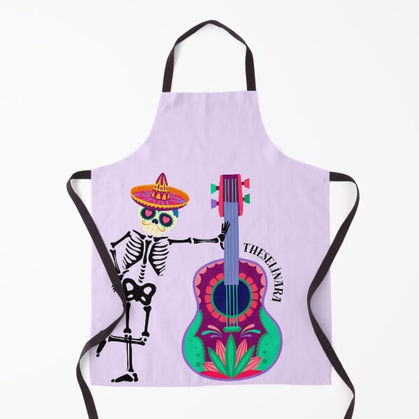 Item preview, Fiesta Skeleton with Guitar: Vibrant Day of the Dead Art designed and sold by Theselinara.