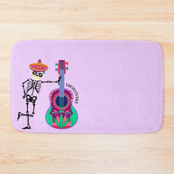 Item preview, Fiesta Skeleton with Guitar: Vibrant Day of the Dead Art designed and sold by Theselinara.