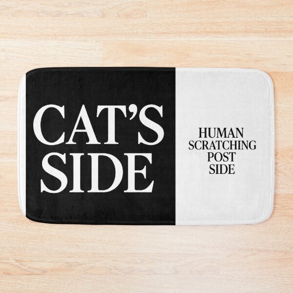 Item preview, ⭐CAT'S SIDE COLLECTION⭐ - CAT'S SIDE - HUMAN SCRATCHING POST SIDE designed and sold by WheelieGdArt.