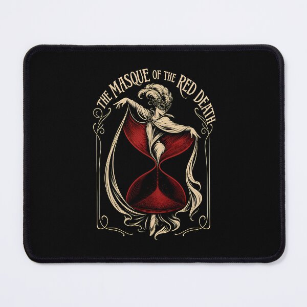 Item preview, The Masque of the Red Death Gothic Hourglass Literature Art designed and sold by Fenay Designs.