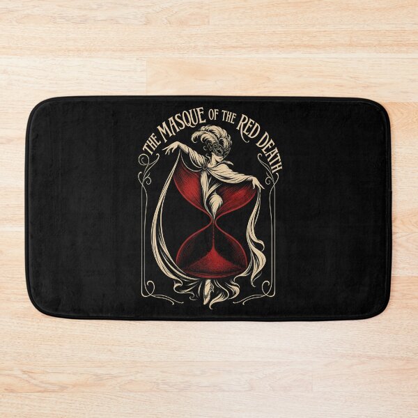 Item preview, The Masque of the Red Death Gothic Hourglass Literature Art designed and sold by Fenay Designs.