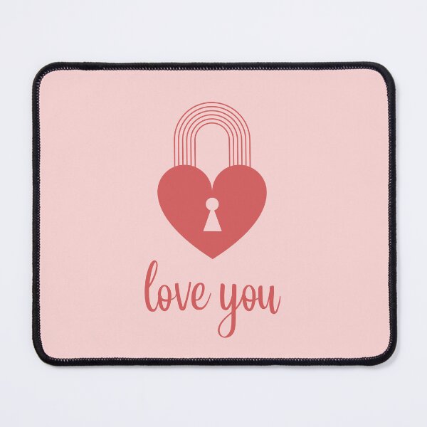 Item preview, I Love You Heart Lock T-Shirt Valentine Gift Romantic Couple Tee Love Padlock designed and sold by oonproducts.