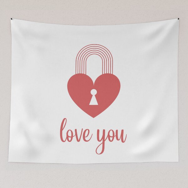 Item preview, I Love You Heart Lock T-Shirt Valentine Gift Romantic Couple Tee Love Padlock designed and sold by oonproducts.