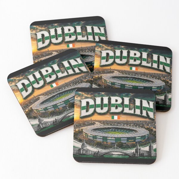 Item preview, Dublin Skyline & Iconic Stadium Art – Cinematic Evening Edition designed and sold by globetrottergfx.