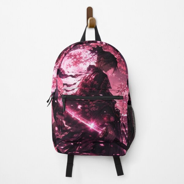 Item preview, Moonlit Sakura Samurai | Pink Cherry Blossom Warrior Fantasy Art designed and sold by Dyan4.