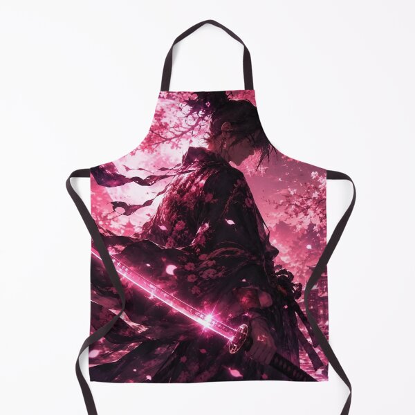 Item preview, Moonlit Sakura Samurai | Pink Cherry Blossom Warrior Fantasy Art designed and sold by Dyan4.