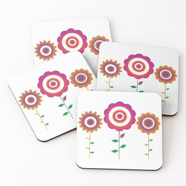 Item preview, Flowers Vibrant Rainbow Gradient designed and sold by ZorianArt.