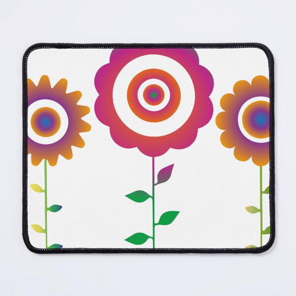 Item preview, Flowers Vibrant Rainbow Gradient designed and sold by ZorianArt.