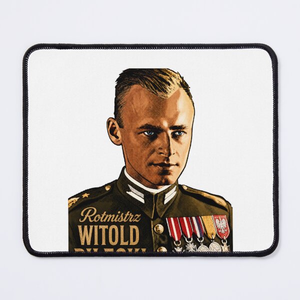 Item preview, Rotmistrz Witold Pilecki Polish Hero T-shirt designed and sold by HomeyDay.