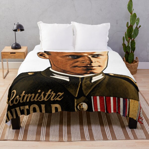 Aperçu de l'œuvre T-shirt Rotmistrz Witold Pilecki, héros polonais créée et vendue par HomeyDay.