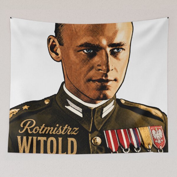 Item preview, Rotmistrz Witold Pilecki Polish Hero T-shirt designed and sold by HomeyDay.