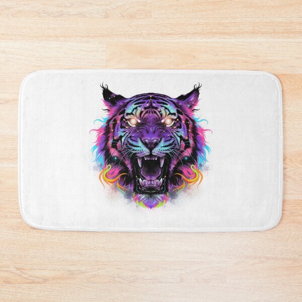 Item preview, Neon Cosmic Tiger Roar designed and sold by Zanigold.