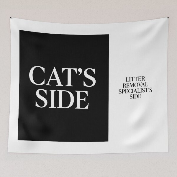 Item preview, ⭐CAT'S SIDE COLLECTION⭐ - CAT'S SIDE - LITTER REMOVAL SPECIALIST'S SIDE designed and sold by WheelieGdArt.