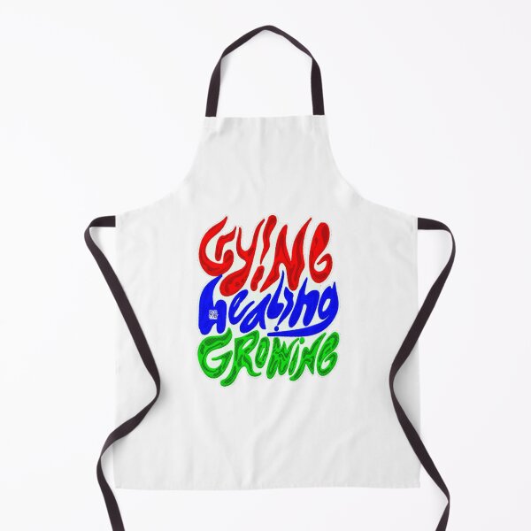 Item preview, Crying Healing Growing Colorful Typography Art designed and sold by Ledocover.