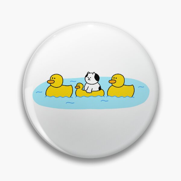 Item preview, a Cat and Ducks designed and sold by superbaechoo.