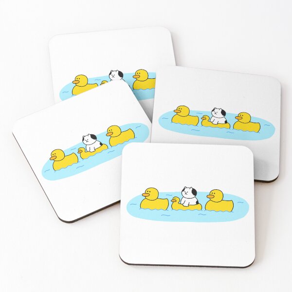 Item preview, a Cat and Ducks designed and sold by superbaechoo.
