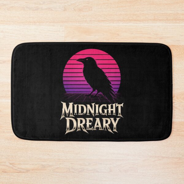 Item preview, Midnight Dreary Retro Synthwave Raven Gothic Art designed and sold by Fenay Designs.