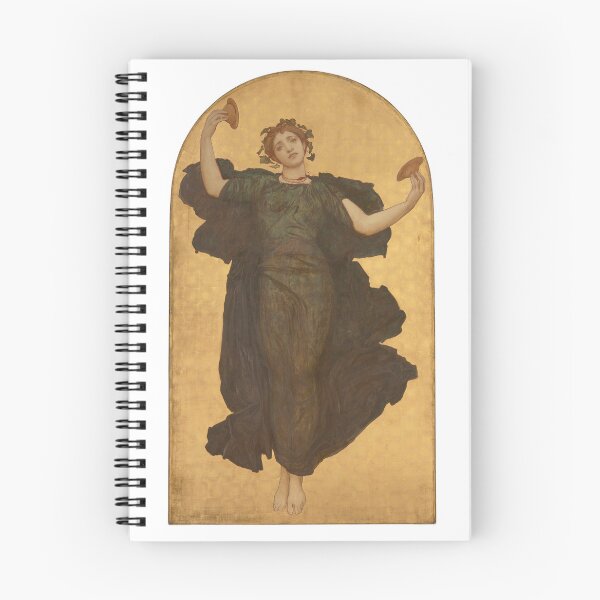Item preview, A Dancing Girl with Cymbals in a Green Robe - Frederic Leighton  designed and sold by Fire TheMann.