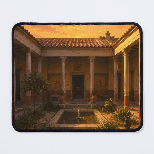Item preview, Roman Villa Courtyard at Sunset designed and sold by Robinsonlerouge.