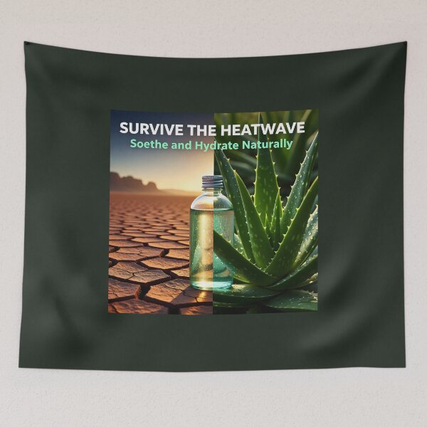 Item preview, Natural Aloe Vera Heatwave Survival | Premium Soothing Gel and Deep Thermal Skin Hydration designed and sold by Creative-RE.
