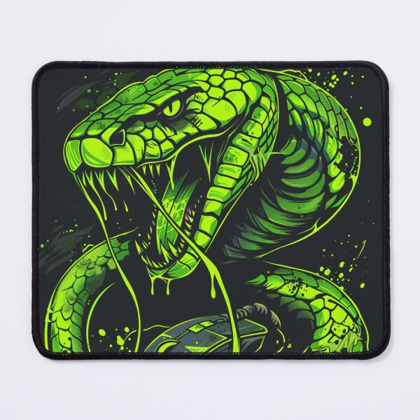 Item preview, Toxic Green Cobra Gaming Mouse Vector Art designed and sold by VectorForge.