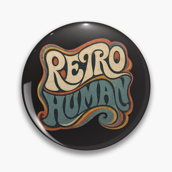 Item preview, Retro Human - Vintage 70s Groovy Typography Retro Human T-Shirt designed and sold by Golden Era Studio.