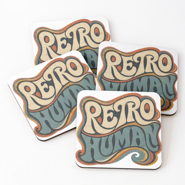 Item preview, Retro Human - Vintage 70s Groovy Typography Retro Human T-Shirt designed and sold by JustResultsCo.