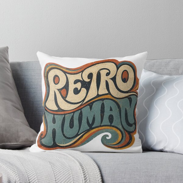 Item preview, Retro Human - Vintage 70s Groovy Typography Retro Human T-Shirt designed and sold by JustResultsCo.