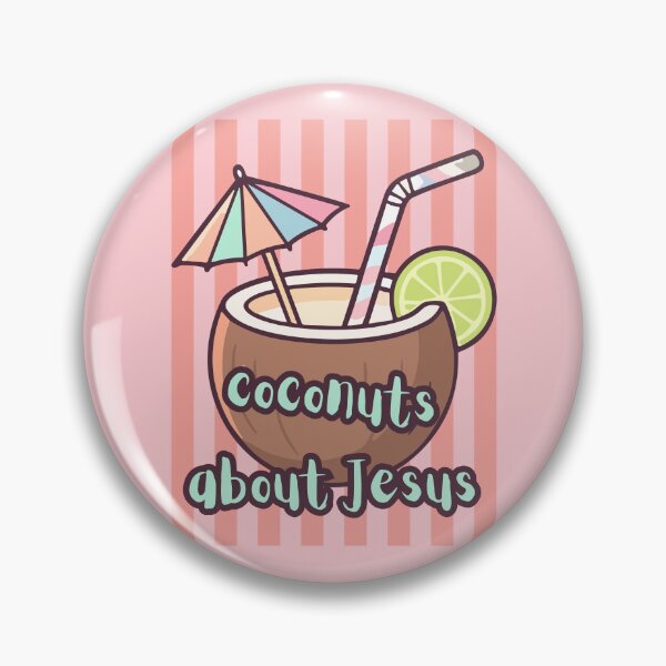Item preview, Coconuts About Jesus Love Co Co Nuts Tropical Drink Beach Summer Cocktail designed and sold by Forevermore.
