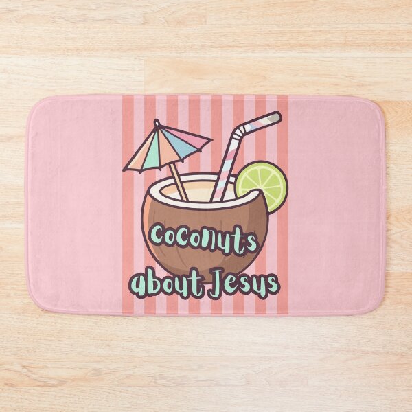 Item preview, Coconuts About Jesus Love Co Co Nuts Tropical Drink Beach Summer Cocktail designed and sold by Forevermore.